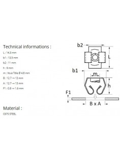 EXPANSION PUSH NUT Ø 4,8 mm... 2
