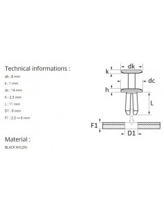 PLASTIC RIVET Ø 6 mm... 2